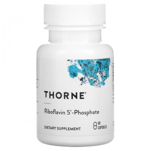 Thorne Research, Рибофлавин 5' фосфат, 60 капсул Thorne Research, Рибофлавин 5' фосфат, 60 капсул